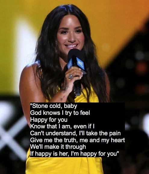 Demi Lovato Stone Cold Lyrics