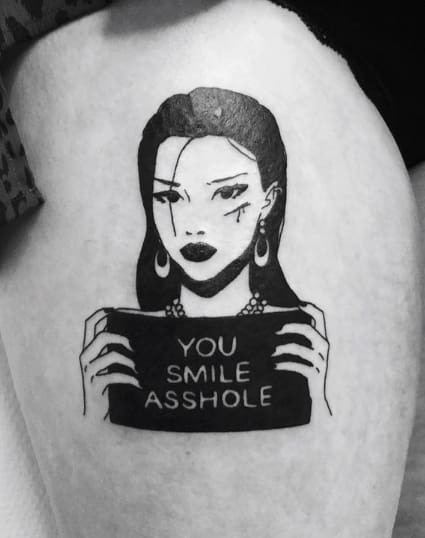 Halsey tattoo 3
