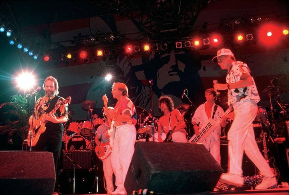 JULY 4, 1980 - The Beach Boys performed their first free concert on the mall in Washington DC
