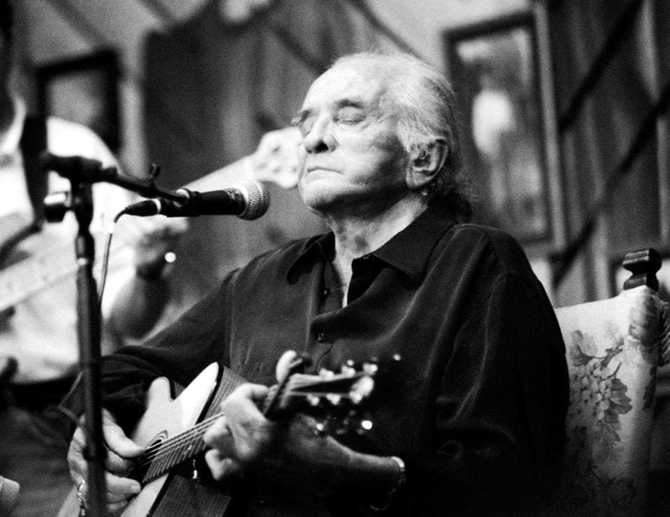 JULY 5, 2003 - Johnny Cash made his last ever live performance at the Carter Ranch in Hiltons