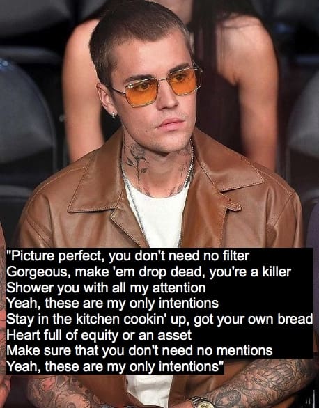 Justin Bieber Intentions Lyrics