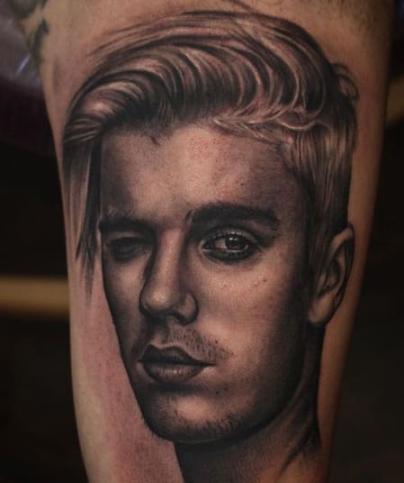justin bieber tattoo
