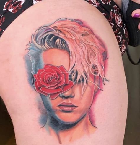 Justin Bieber Tattoo 6