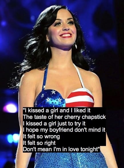 Katy Perry "I Kissed A Girl" Lyrics 