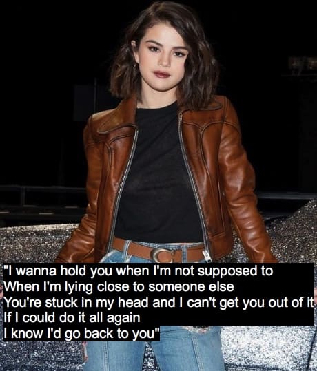 Selena Gomez Back To You Lyrics
