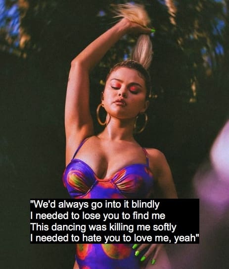 Selena Gomez Lose You to Love Me Lyrics