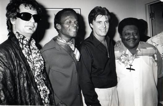 August 22, 1985 - Rick Nelson and Fats Domino filmed the PBS-TV special “Rockin' With Rick And Fats