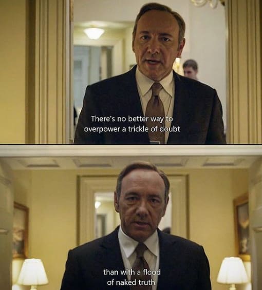 Frank Underwood Quotes - House of Cards