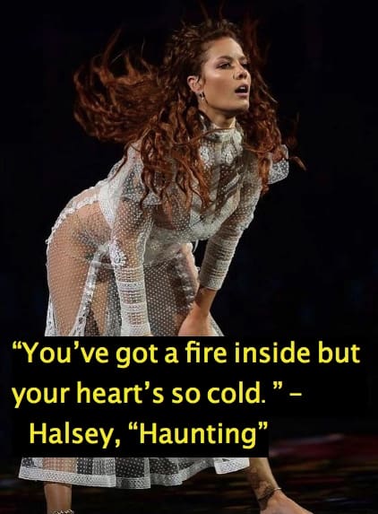  Halsey, “Haunting” lyrics