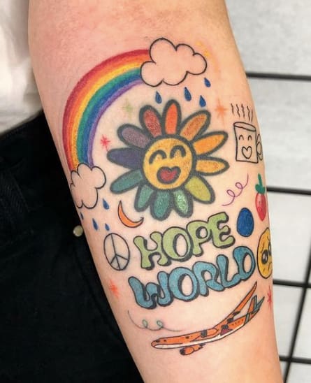 BTS tattoo hope