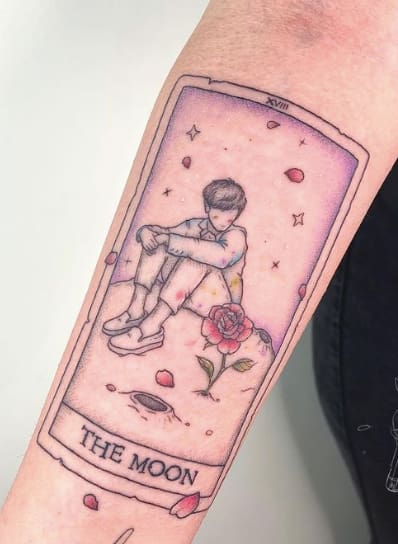 Kim Seok-Jin tattoo