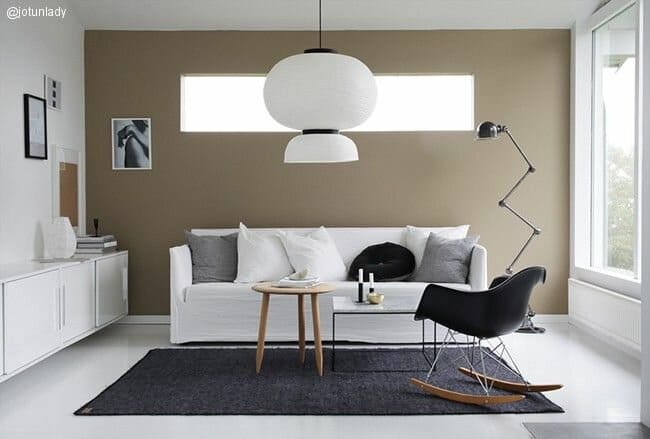 Relaxing shades and comfortable living spaces in home decoration 