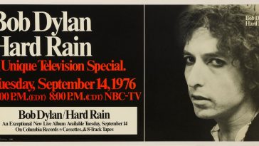 September 14, 1976 – The Bob Dylan TV special “Hard Rain” aired on NBC