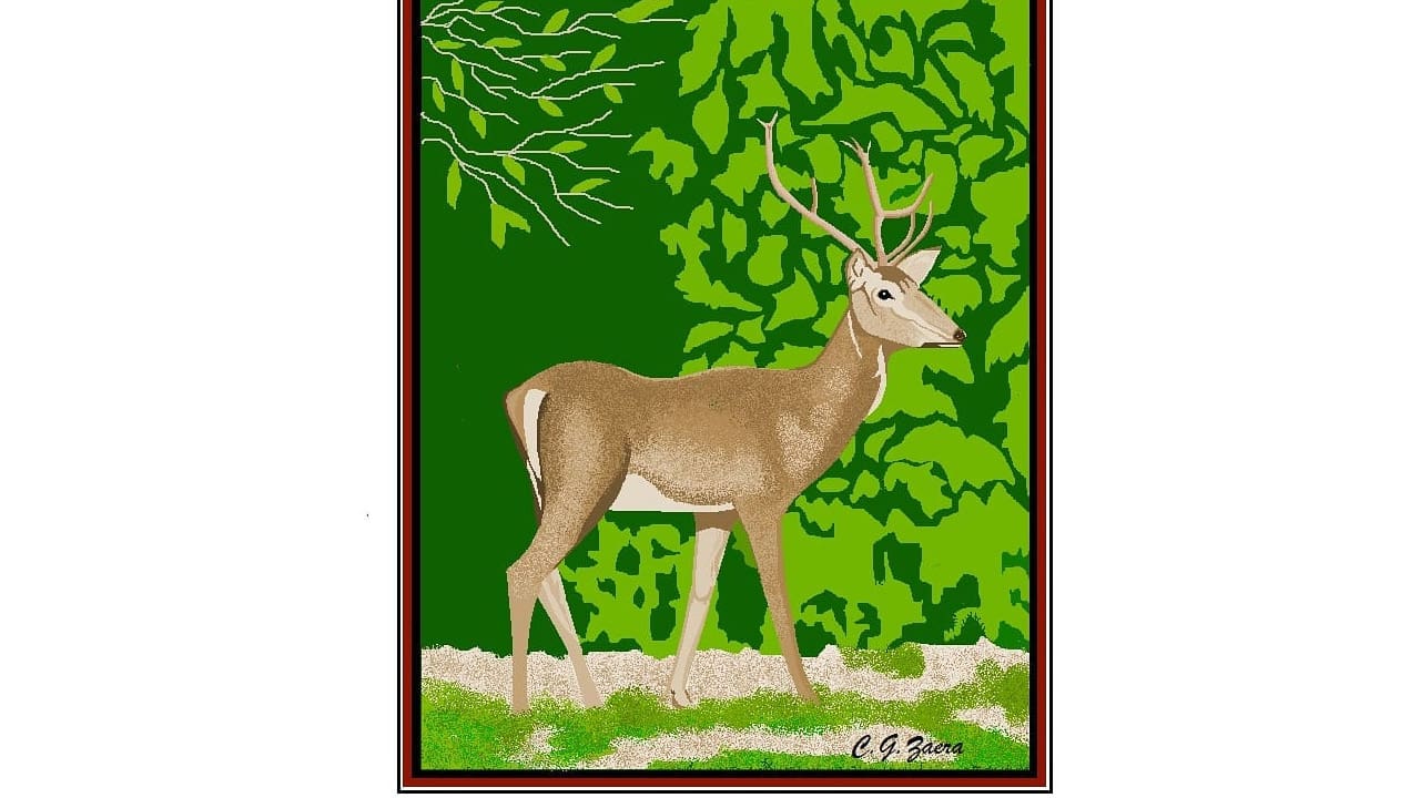 10 Artwork by an 89-Year-Old Woman on Paint 4 She is inspired from the postcards send to her husband.