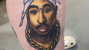 Tupac tattoo 4