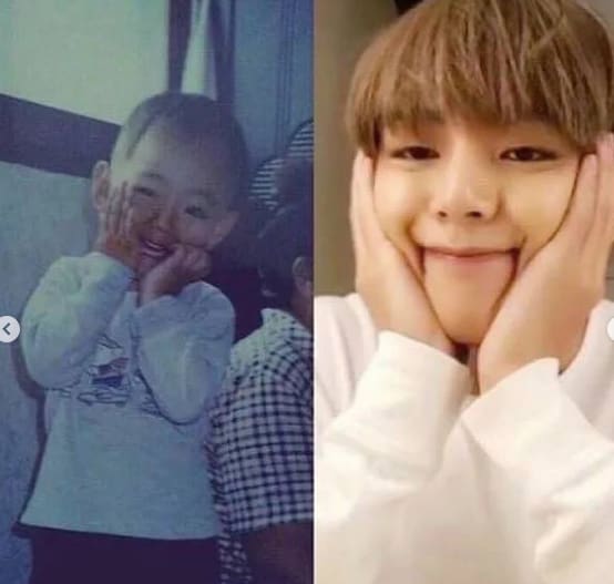 BTS V Kim Taehyung baby
