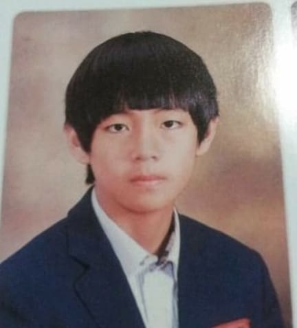 13 Lovely Kim Taehyung - V BTS Childhood Photos - NSF News and Magazine