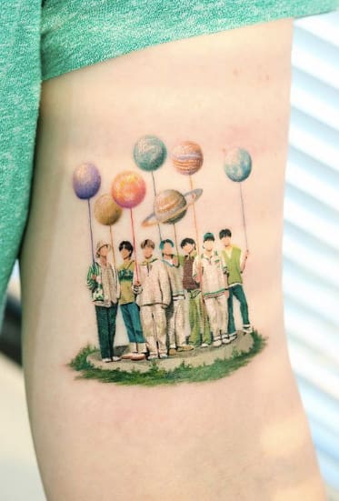 tattoo bts
