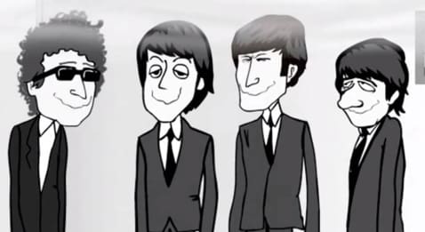 Conversation The Beatles and Bob Dylan 1966