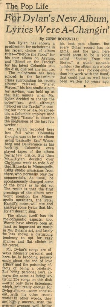 Some Old News About Bob Dylan - Newspapers