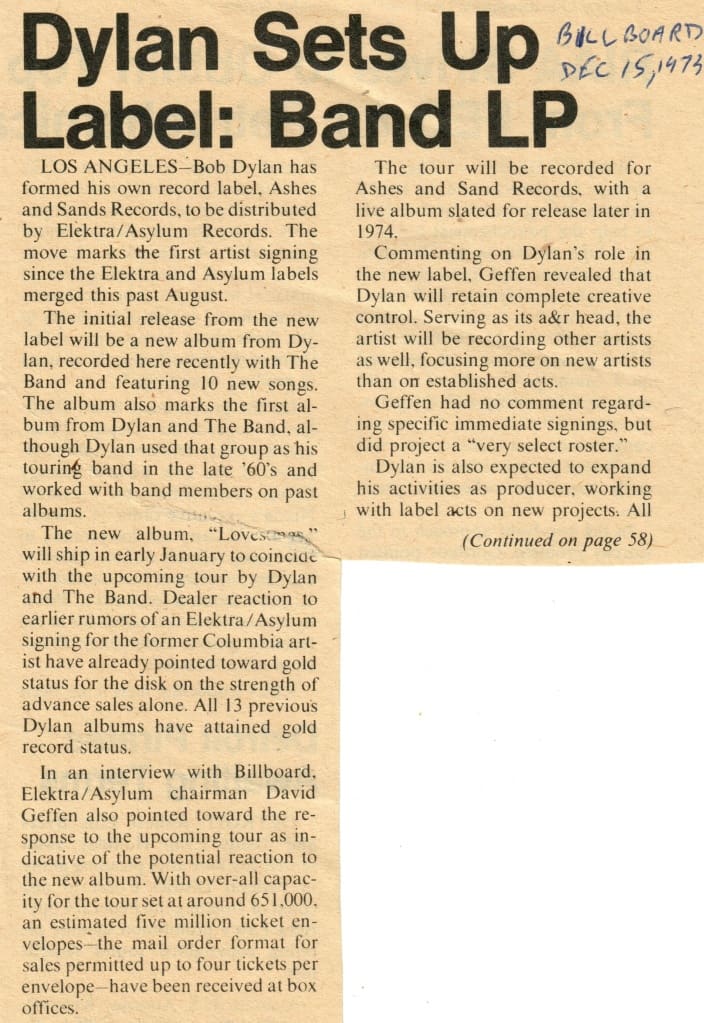 Some Old News About Bob Dylan - Newspapers