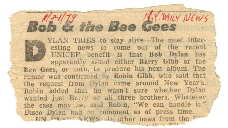 Some Old News About Bob Dylan - Newspapers