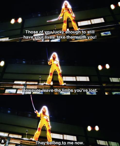 Best 25 Kill Bill: Vol. 1 (2003) Quotes