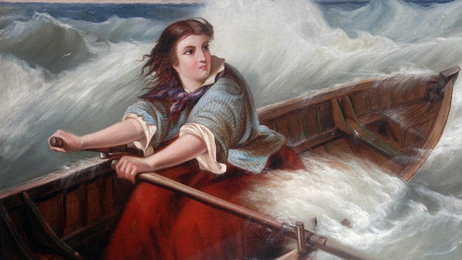 7 September 1838 Grace Darling became a National hero when she helped rescue survivors from the steamship Forfarshire
