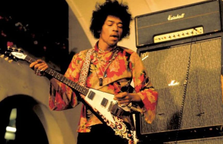 Jimi Hendrix at Gröna Lund, Stockholm, Sweden, September 11, 1967