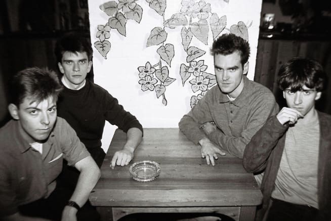 The Smiths at Moles Club Bath England on September 16 1983 ― photo by Martin Whitehead. 2