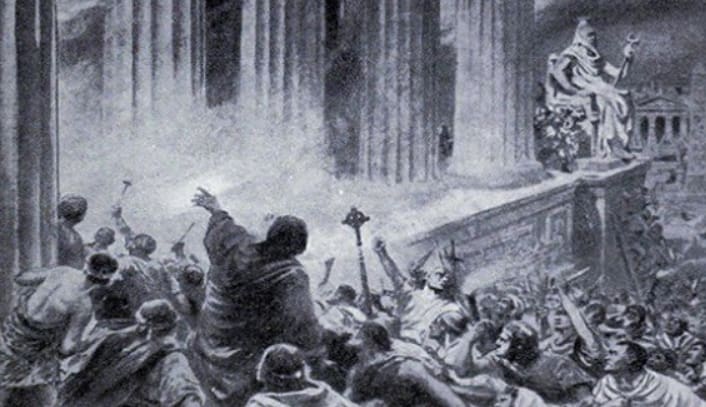 11- Although it is not known who is responsible, the burning of the library of Alexandria caused one of the biggest information losses in the world.