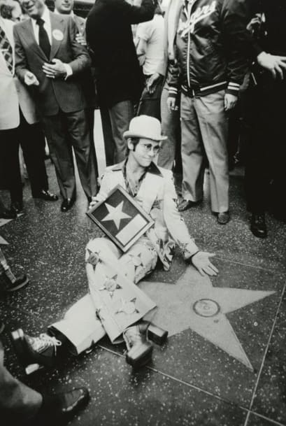 1975 Elton John received a star on the Hollywood Walk of Fame