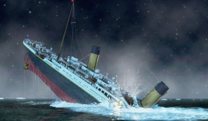 There weren't enough rescue boats on the Titanic for all the passengers. Because it was believed that the Titanic would never sink.