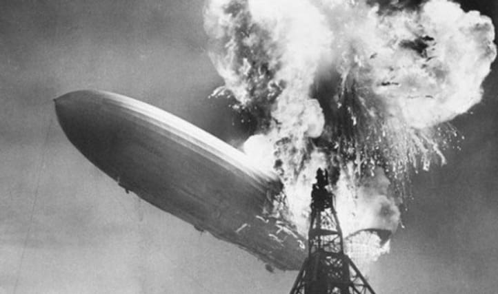 They filled the Hindenburg with hydrogen