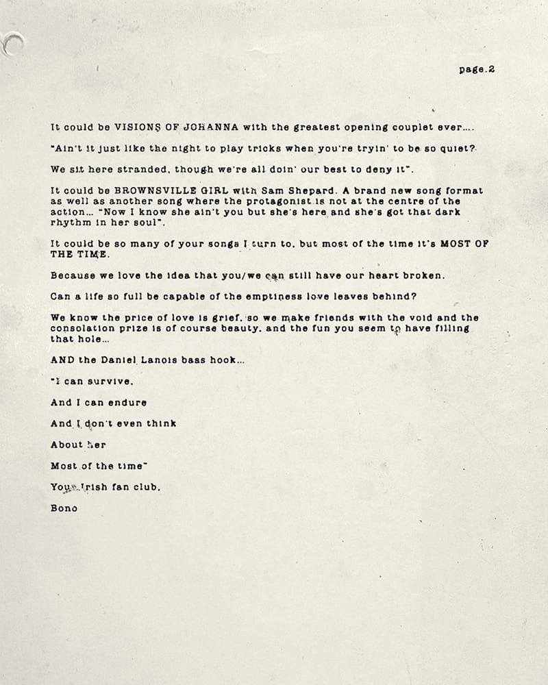 Bob Dylan Love Letters For Sale