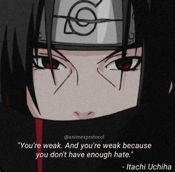 itachi uchiha quotes naruto