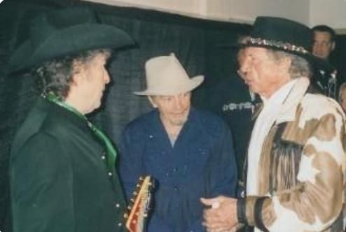 Merle Haggard and Bob Dylan