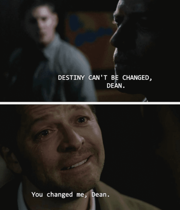 Supernatural Quotes on destiny dean