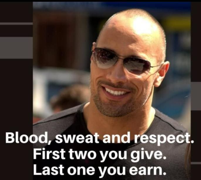 Dwayne Johnson Quotes on respect