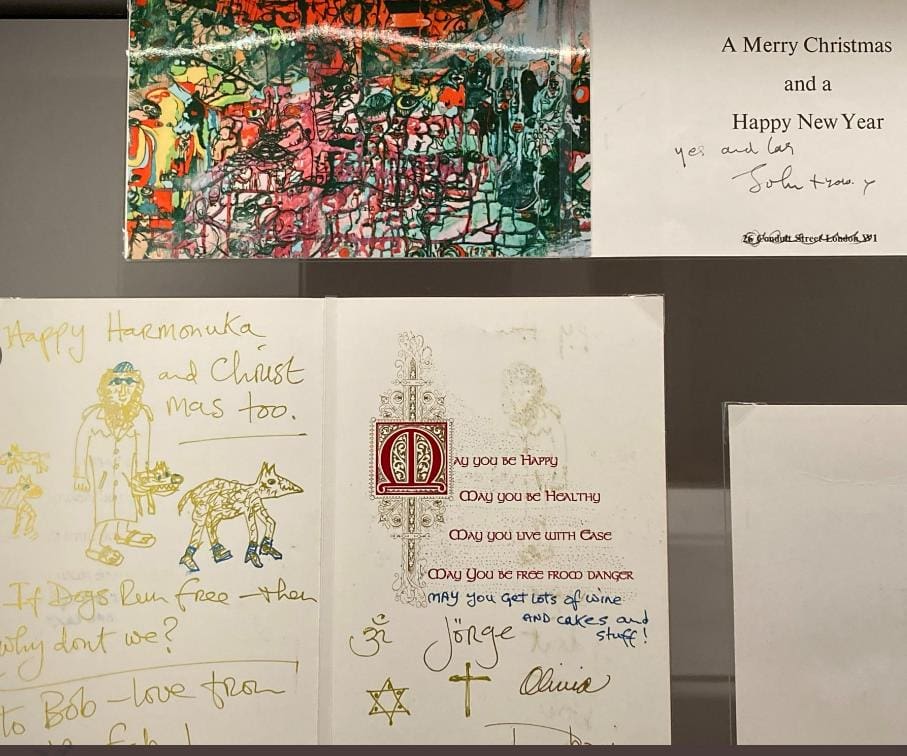 George Harrisons beautiful letters and cards to Bob Dylan 2