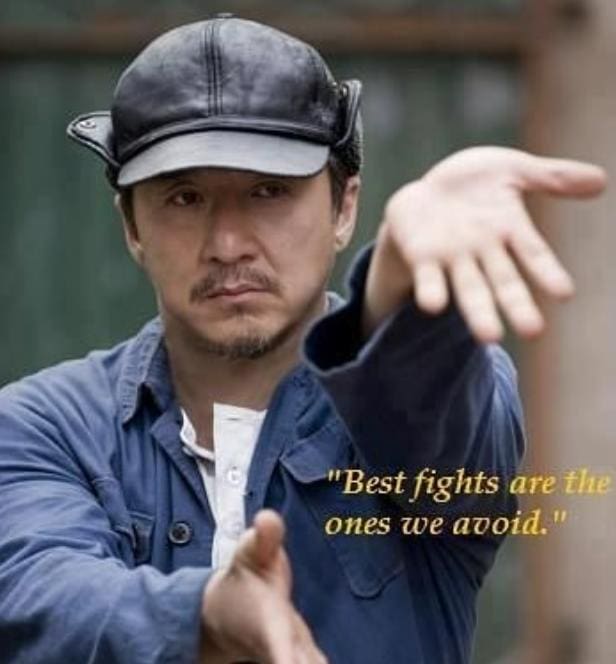 Jackie Chan Quotes fight