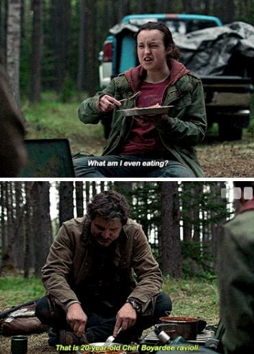 The Last Of Us Quotes about food