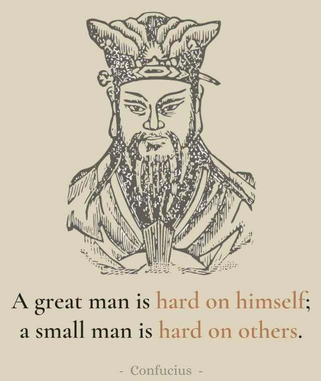 confucius says