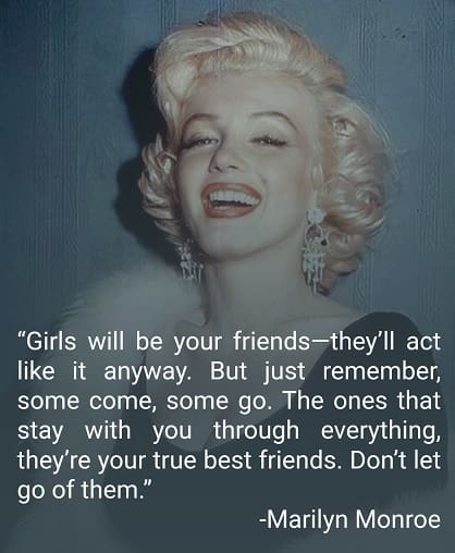 Marilyn Monroe quotes on love