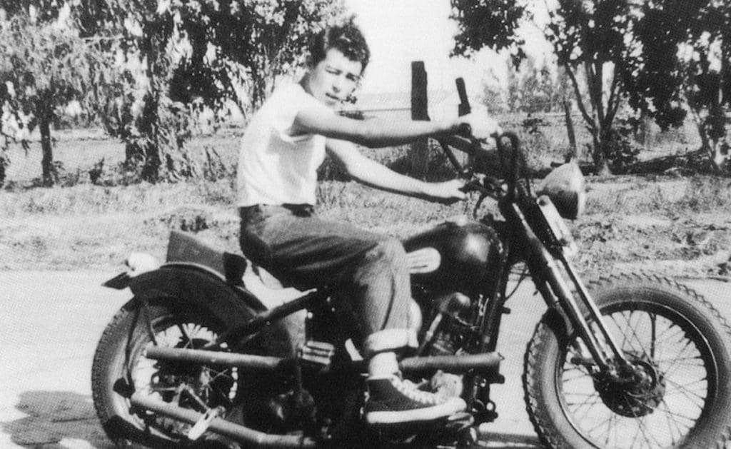 Bob Dylan Motorcycling