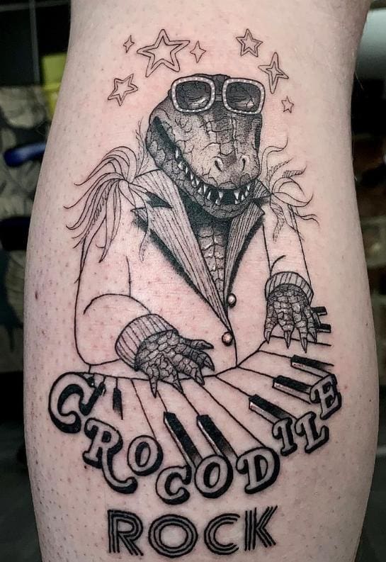 Crocodile Rock Piano Tattoos