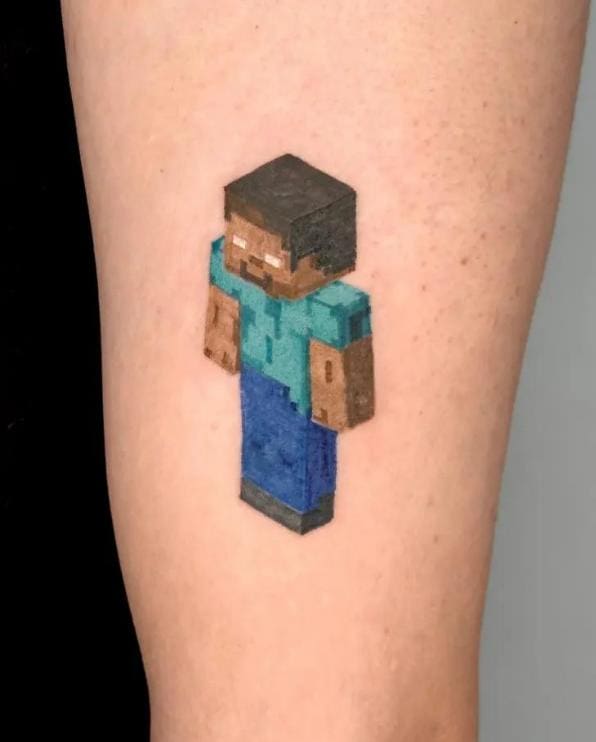 cool minecraft tattoos