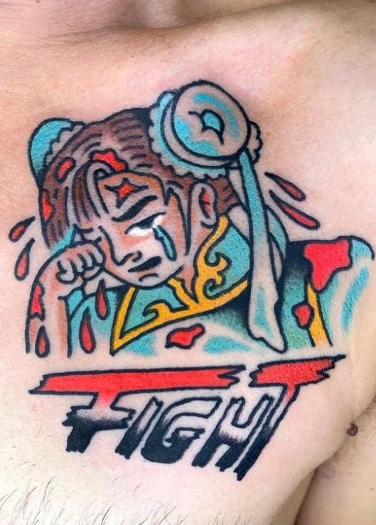 chun li tattoo