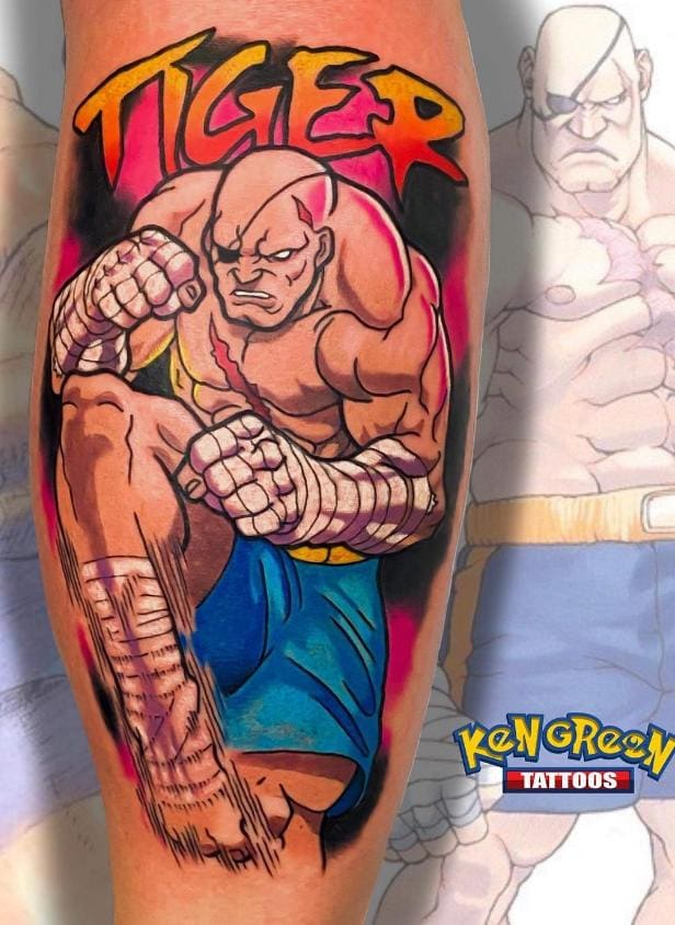 street fighter tattoo dhalsim