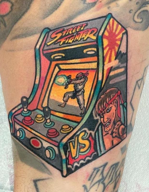 street fighter tattoo console